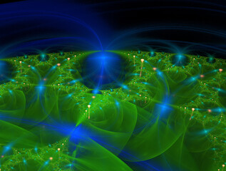 Imaginatory fractal abstract background Image