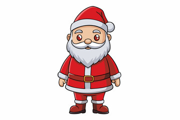 
santa claus character icon, Cartoon vector illustration of Santa Claus
