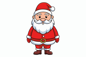 
santa claus character icon, Cartoon vector illustration of Santa Claus
