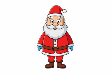 
santa claus character icon, Cartoon vector illustration of Santa Claus
