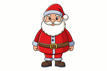 
santa claus character icon, Cartoon vector illustration of Santa Claus
