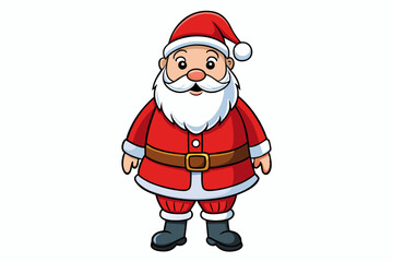 
santa claus character icon, Cartoon vector illustration of Santa Claus
