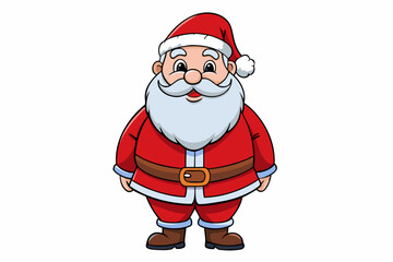 
santa claus character icon, Cartoon vector illustration of Santa Claus
