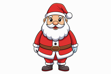 
santa claus character icon, Cartoon vector illustration of Santa Claus
