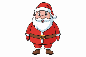 
santa claus character icon, Cartoon vector illustration of Santa Claus
