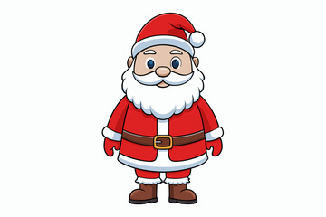 
santa claus character icon, Cartoon vector illustration of Santa Claus
