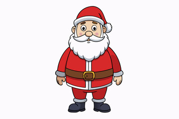 
santa claus character icon, Cartoon vector illustration of Santa Claus
