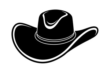 Cowgirl and Cowboy Hat SVG Silhouette