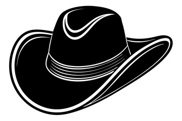 Cowgirl and Cowboy Hat SVG Silhouette