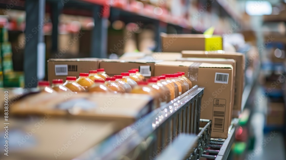 Poster write about barcoding, rfid tags, and other tracking technologies used in food packaging to trace pr