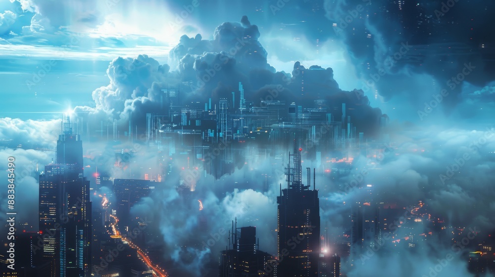 Poster cloud computing allows you to access data and programs over the internet instead of your computer's 
