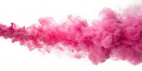 Fototapeta premium Abstract of a pink smoke cloud, abstract, graphic,pink, smoke, cloud, design, colorful, artistic, vapor, ethereal