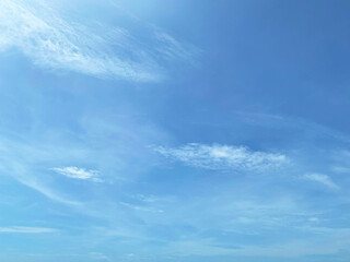 Fototapeta premium clear blue sky and white cloud