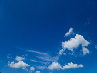 blue sky with clouds