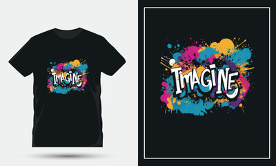 Creative typography t shirt design vector template