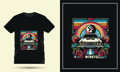 Retro T Shirt design