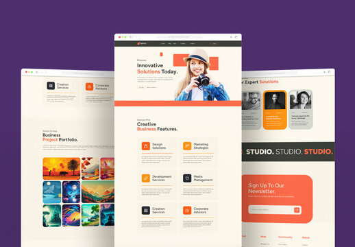 Business Landing Page Template