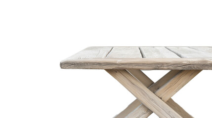 Terrace table isolate on white background
