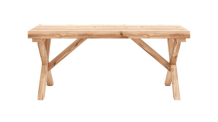 Terrace table isolate on white background