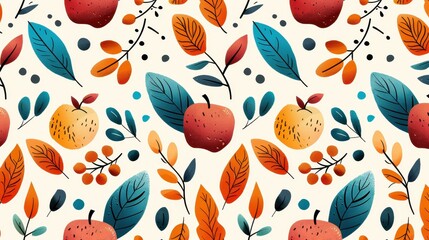 Vector seamless pattern featuring doodles on a school theme for backgrounds and designs.