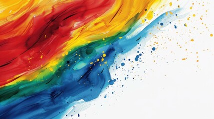 Vibrant watercolor style illustration commemorating Sri Lanka Independence Day.