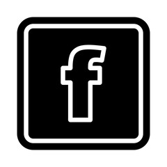 f Small Alphabet Vector Glyph Icon Design