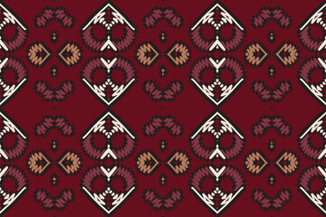 Ethnic Seamless pattern Ikat geometric Indian style.Tribal ethnic vector texture. seamless striped pattern. Ethnic ikat chevron pattern background