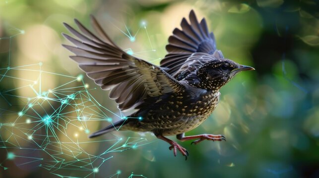 A high-tech bird sanctuary with habitat monitoring and conservation tech