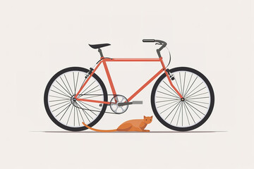 Fototapeta premium Bicycle Illustration.