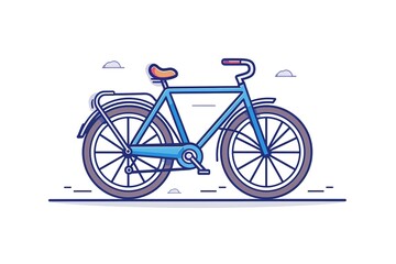 Fototapeta premium Bicycle Illustration.