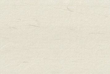 Light Beige Washi Paper Background with Visible Fibers（繊維の見える明るいベージュの細かい和紙背景）
