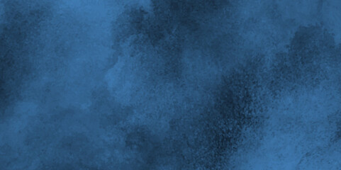watercolor painted mottled blue background with vintage grunge, Cloudy blue watercolor background texture, Smoke in the dark blue texture, watercolor background concept design background with smoke.