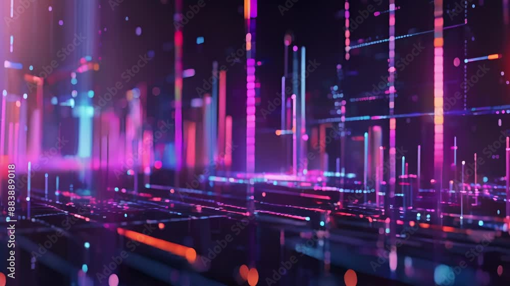 Poster in the financial world 5g and ai enable highspeed stock trading and automated financial services inc