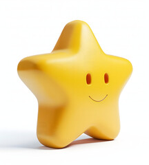 yellow star icon, a simple shape, on a white background