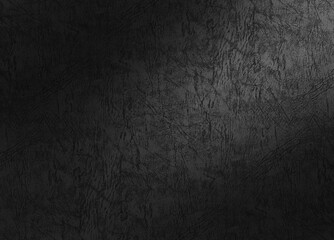 Textured Black Japanese Paper Surface（風合いのあるシワのテクスチャのある黒い和紙）