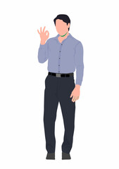 Illustration of a businessman. 