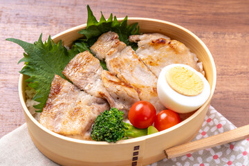 ポークソテー弁当
