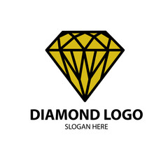 Fototapeta premium diamond jewelery company logo template