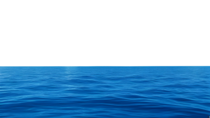 Stunning ocean illustration isolated on a transparent background, ideal for marine themes, travel designs, and aquatic projects. Perfect for web, print, and digital use.