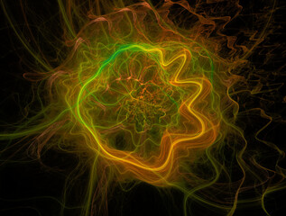 Imaginatory fractal abstract background Image