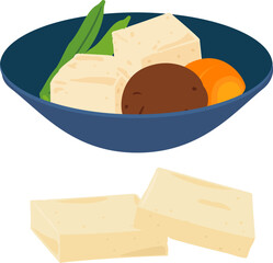 高野豆腐の煮物