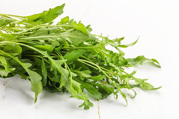 Fresh tasty natural organic rucola