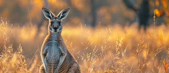 Kangaroo in the Golden Hour