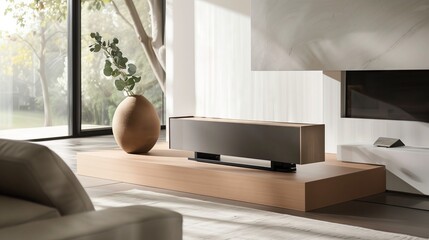 The MDF board is key to a sleek, minimalist piece, perfectly blending into a modern setting with its smooth finish.