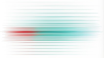 Fototapeta premium Lines pattern with blue-green gradient.