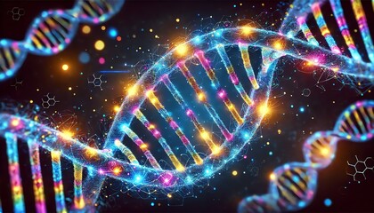 An image of a DNA double helix structure