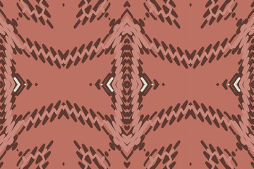 Ethnic ikat seamless pattern traditional. Carpet tribal style. Aztec ornament print. Design for background, illustration, fabric, clothing, rug, textile, batik,