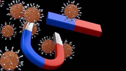 A 3D rendering of magnetic liposomes. These microscopic drug carriers are embedded with nanoparticles, allowing magnets to guide them to specific areas of the body.