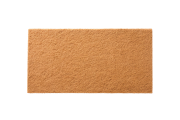 A doormat rug with a welcome message, isolated on a white background.