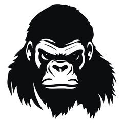 Monkey Gorilla Esport gaming mascot logo template Vector